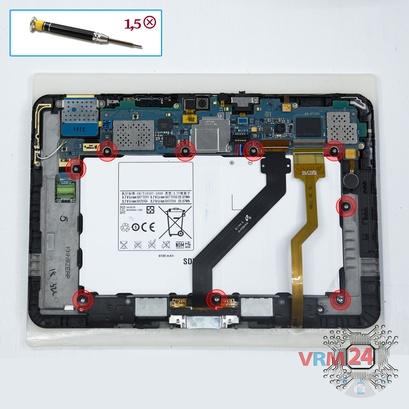 How to disassemble Samsung Galaxy Tab 8.9'' GT-P7300, Step 4/1