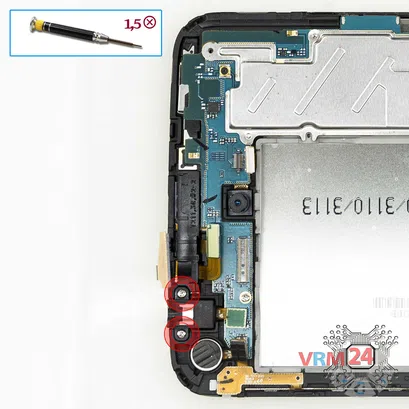Cómo desmontar Samsung Galaxy Tab 3 7.0'' SM-T211, Paso 5/1