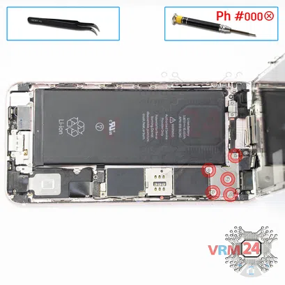 How to disassemble Apple iPhone 6S Plus, Step 6/1