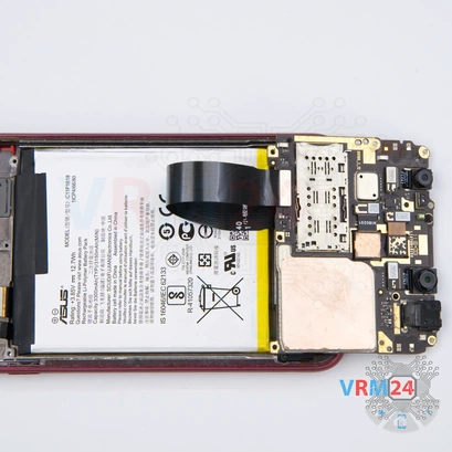 Cómo desmontar Asus ZenFone 5 Lite ZC600KL, Paso 12/2