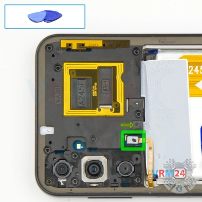 Como desmontar Samsung Galaxy A24 SM-A245 por si mesmo, Passo 5/1