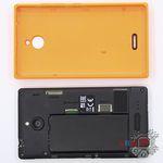How to disassemble Nokia X2 RM-1013, Step 1/2