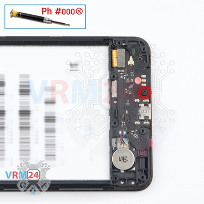 How to disassemble ZTE Blade A31, Step 7/1