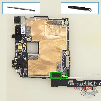 Cómo desmontar Asus ZenFone 2 Laser ZE601KL, Paso 11/1