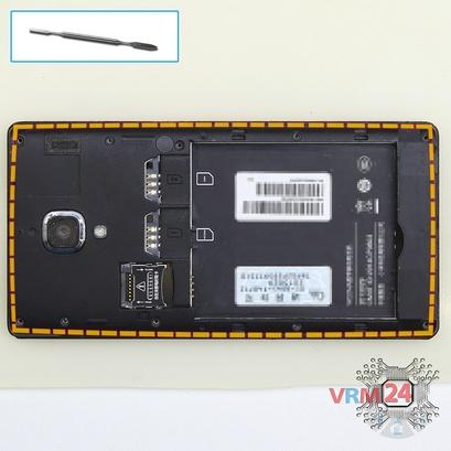 How to disassemble Xiaomi RedMi 1S, Step 4/1