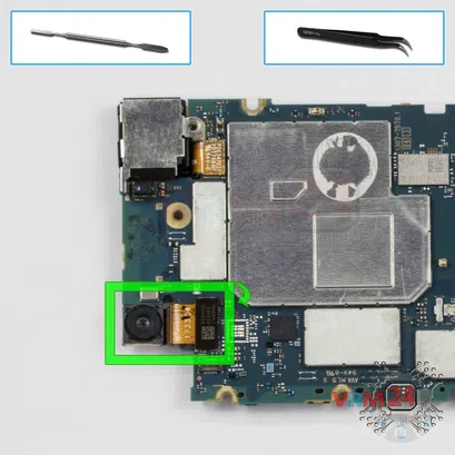 Cómo desmontar Sony Xperia XZ1 Compact, Paso 19/1