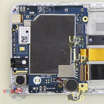 How to disassemble HTC Desire 628, Step 10/2