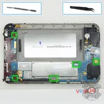 Как разобрать Samsung Galaxy Tab GT-P1000, Шаг 6/1