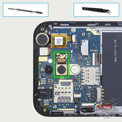 How to disassemble Asus ZenFone Live G500TG, Step 9/1