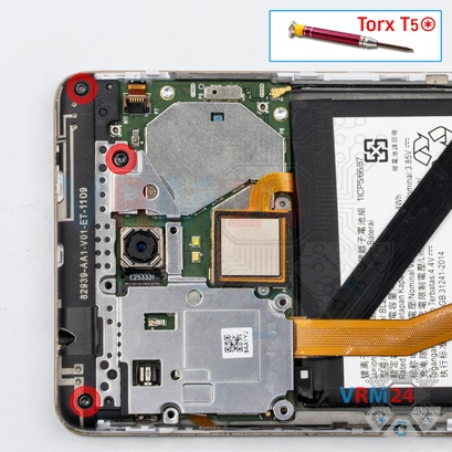 How to disassemble Lenovo K6 Note, Step 5/1