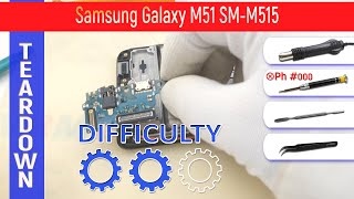 Samsung Galaxy M51 SM-M515 📱 Teardown Take apart Tutorial