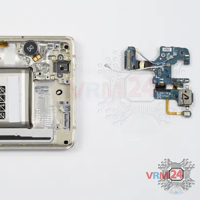 Cómo desmontar Samsung Galaxy Note 8 SM-N950, Paso 13/2