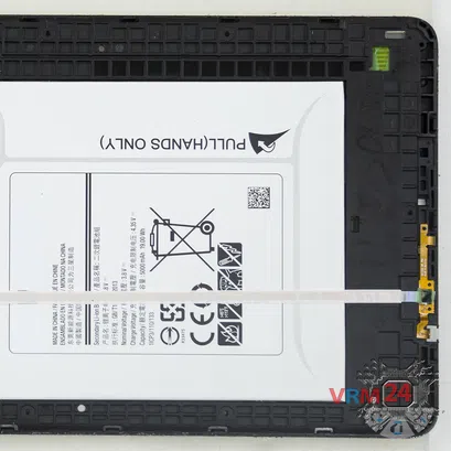 Cómo desmontar Samsung Galaxy Tab E 9.6'' SM-T561, Paso 8/3
