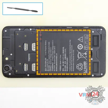 How to disassemble Lenovo Vibe K5 Plus, Step 2/1