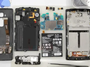 How to disassemble LG G Flex 2 H959