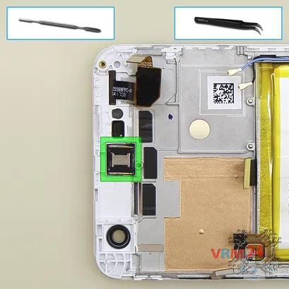 Como desmontar ZTE Blade V8 por si mesmo, Passo 17/1