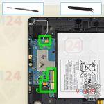Cómo desmontar Samsung Galaxy Tab S5e SM-T720, Paso 16/1