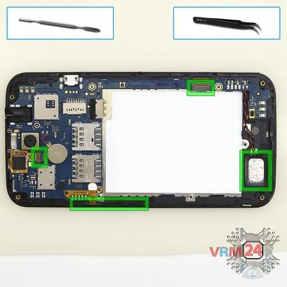 How to disassemble ZTE Blade Q Lux 3G, Step 5/1