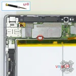 How to disassemble Huawei MediaPad M3 Lite 10'', Step 8/1