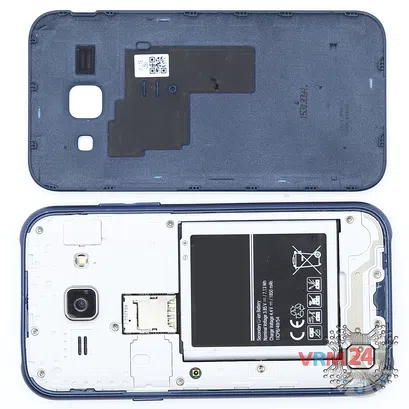 How to disassemble Samsung Galaxy J1 SM-J100, Step 1/2