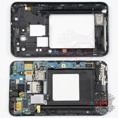 Cómo desmontar Samsung Galaxy Note SGH-i717, Paso 5/2