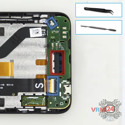 How to disassemble HTC Desire 626, Step 7/1
