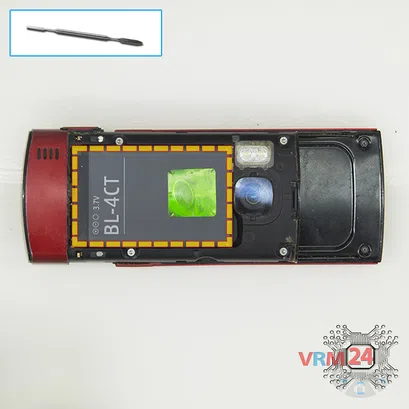 How to disassemble Nokia 6700 slide RM-576, Step 2/1
