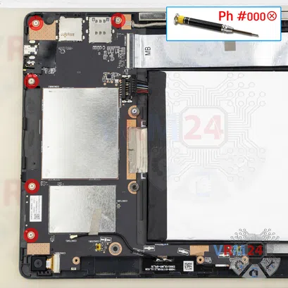 How to disassemble Asus ZenPad 10 Z300CG, Step 6/1