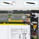 How to disassemble Huawei MediaPad M2 10'', Step 2/1