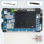 How to disassemble Samsung Galaxy Tab Active 2 SM-T395, Step 11/1