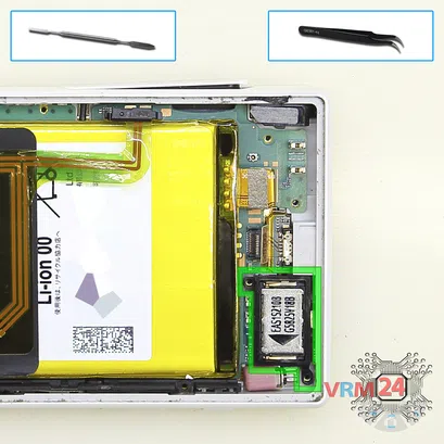 How to disassemble Sony Xperia Z5 Compact, Step 10/1