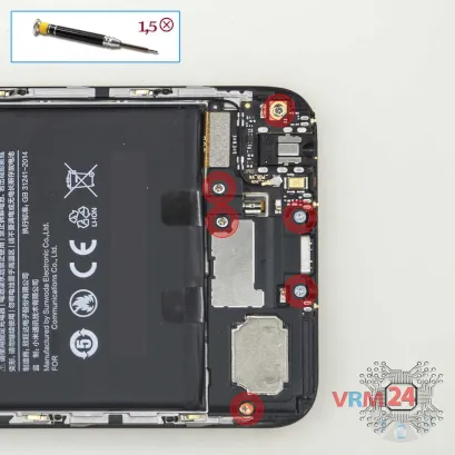 Как разобрать Xiaomi Mi 5X, Шаг 5/1