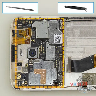 How to disassemble Alcatel OT Idol 4s 6070K, Step 13/1