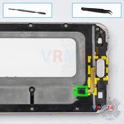 How to disassemble Samsung Galaxy A8 (2016) SM-A810S, Step 4/1