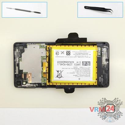 How to disassemble Sony Xperia E5, Step 4/1