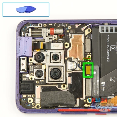 How to disassemble Xiaomi POCO F2 Pro, Step 7/1