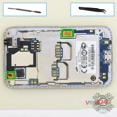 Как разобрать Samsung Star 3 Duos GT-S5222, Шаг 6/1