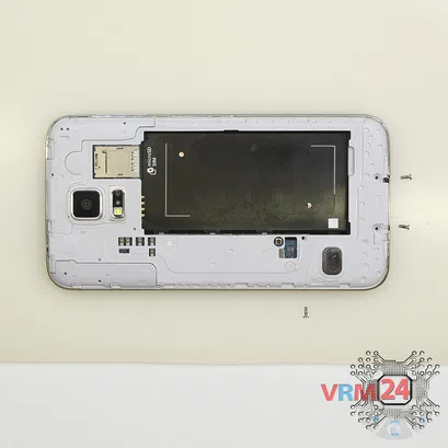 How to disassemble Samsung Galaxy S5 SM-G900, Step 6/2