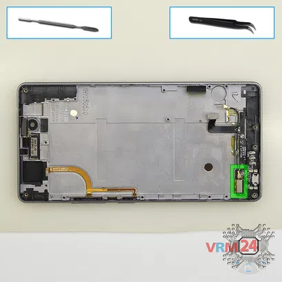 Como desmontar ZTE Nubia Z9 Mini por si mesmo, Passo 15/1