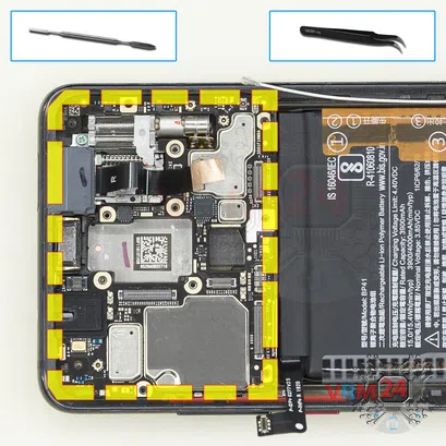 Como desmontar Xiaomi Mi 9T por si mesmo, Passo 16/1