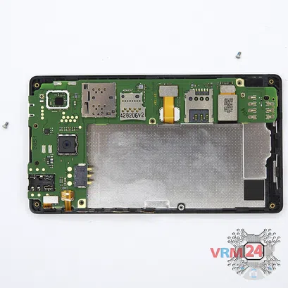 How to disassemble Nokia X2 RM-1013, Step 6/2