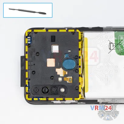 Como desmontar Oppo A31 (2020) por si mesmo, Passo 5/1