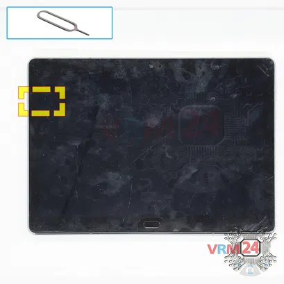 Как разобрать Huawei MediaPad M3 Lite 10'', Шаг 1/1