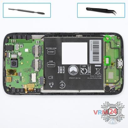 How to disassemble Lenovo A850, Step 5/1