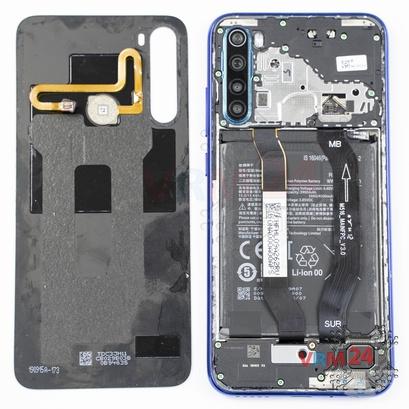 How to disassemble Xiaomi Redmi Note 8, Step 3/2