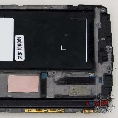 Cómo desmontar Samsung Galaxy Note 4 SM-N910, Paso 13/3