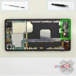 How to disassemble Sony Xperia Z3 Plus, Step 7/1