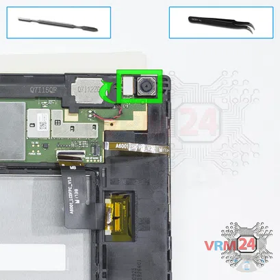 Cómo desmontar Lenovo Tab 4 TB-X304L, Paso 10/1