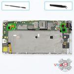 How to disassemble Huawei Ascend G6 / G6-L11, Step 8/1