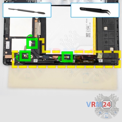 Cómo desmontar Asus ZenPad 10 Z300CG, Paso 5/1